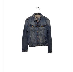 Vintage Y2K Ralph Lauren Polo Jeans Co Trucker Jacket Medium Denim Preppy